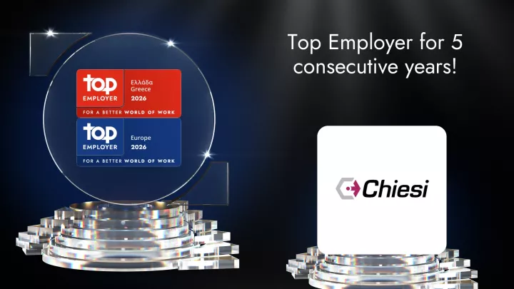 Η Chiesi Hellas συνεχίζει να ξεχωρίζει ως εργοδότης επιλογής στην Ελλάδα
