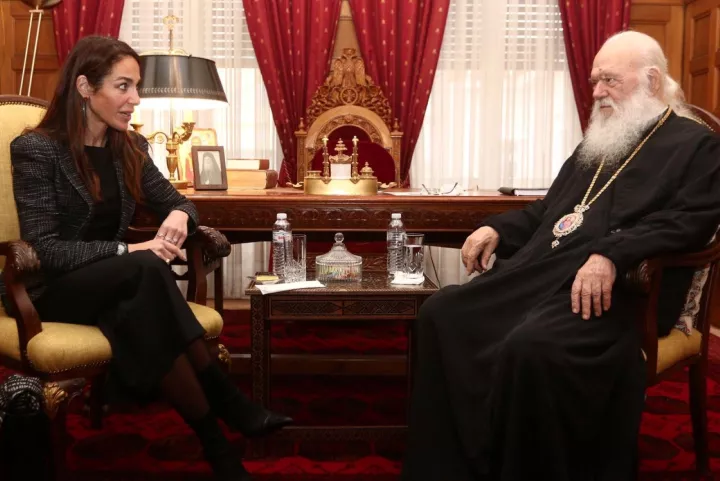 Συνάντηση Δ. Μιχαηλίδου με Αρχιεπίσκοπο Ιερώνυμο για την οικογένεια, το δημογραφικό και την αναδοχή