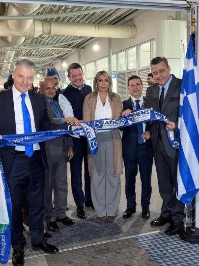 Η υφ. Τουρισμού Άννα Καραμανλή στα εγκαίνια των νέων πτήσεων της IndiGo