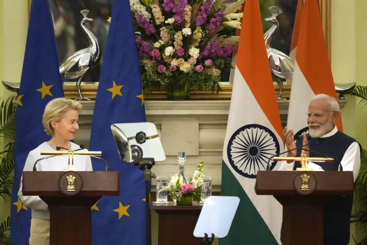 «Έκλεισε» η εμπορική συμφωνία της ΕΕ με την Ινδία - Αντιπροσωπεύει το 25% του παγκόσμιου ΑΕΠ