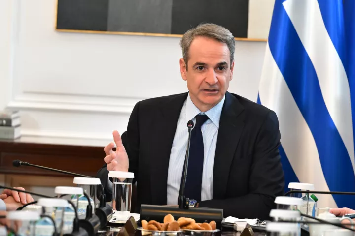 Επίσκεψη Κυριάκου Μητσοτάκη στο εργοτάξιο του νέου διεθνούς αερολιμένα Ηρακλείου