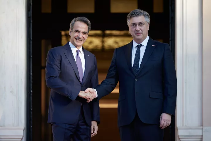 Συνάντηση του Κυρ. Μητσοτάκη με τον πρωθυπουργό της Κροατίας - Στο επίκεντρο η ανταγωνιστικότητα της ευρωπαϊκής οικονομίας