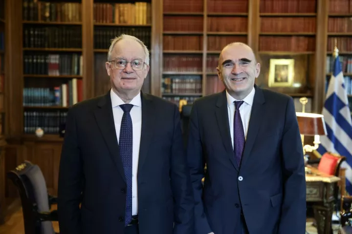 Με τον νέο πρόεδρο του Δικηγορικού Συλλόγου Αθηνών συναντήθηκε ο Κ. Τασούλας