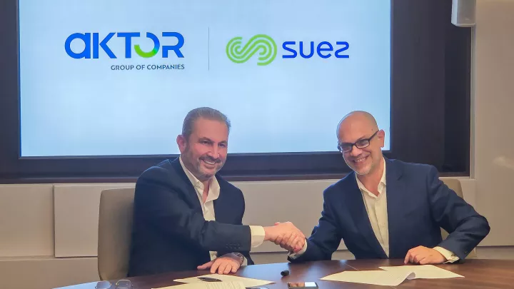 Στρατηγική Συμφωνία του Ομίλου AKTOR με τη SUEZ INTERNATIONAL
