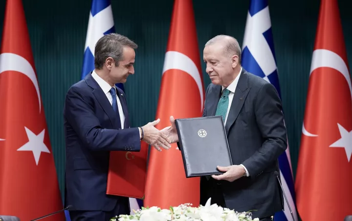 Κοινό Ανακοινωθέν Μητσοτάκη - Ερντογάν: Στόχος η αύξηση του διμερούς εμπορίου στα 10 δισ. δολάρια έως το 2030