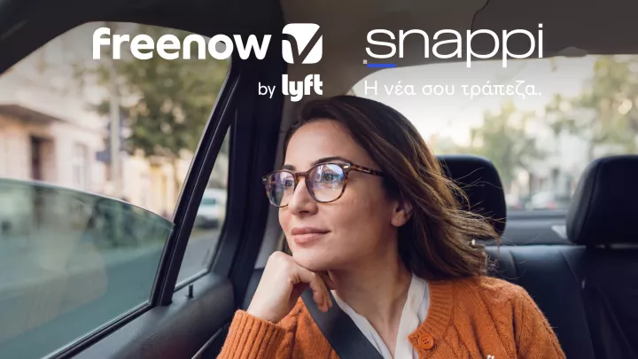 Από σήμερα η Snappi σε taxi…δεύει με Freenow by Lyft