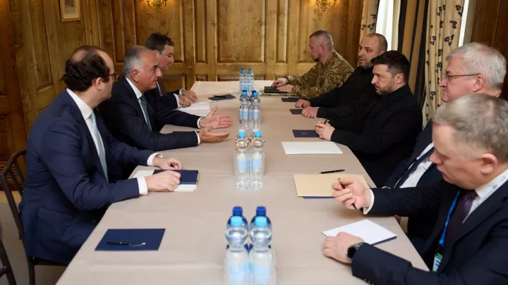 Συνάντηση Ζελένσκι με Ρεζά Παχλαβί