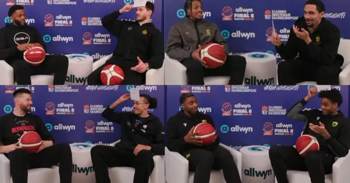 Allwyn Final 8: Οι παίκτες των πρώτων προημιτελικών περιγράφουν συμπαίκτες τους σε 24 δευτερόλεπτα (vid)