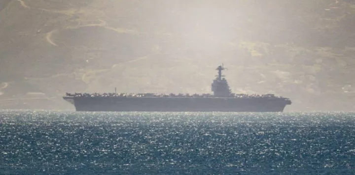 Το αεροπλανοφόρο Gerald R. Ford διέσχισε το Στενό του Γιβραλτάρ και μπήκε στη Μεσόγειο