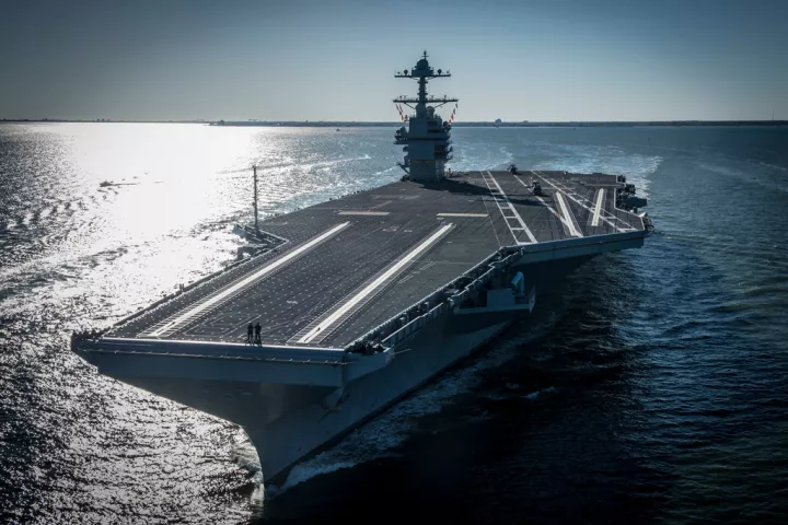 Κατέπλευσε στη Σούδα το αεροπλανοφόρο USS Gerald R. Ford – Αρχίζει ο ανεφοδιασμός (vids)