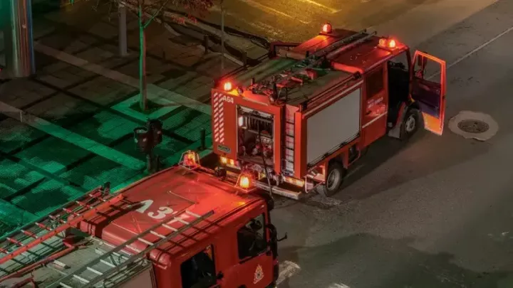 Θεσσαλονίκη: Φωτιά στην πρώην κεραμοποιία Αλλατίνη