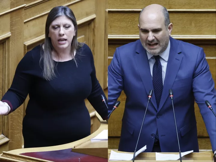 Επεισόδιο μεταξύ Μαρκόπουλου και Κωνσταντοπούλου στη Βουλή - «Είστε πολιτικός χούλιγκαν»