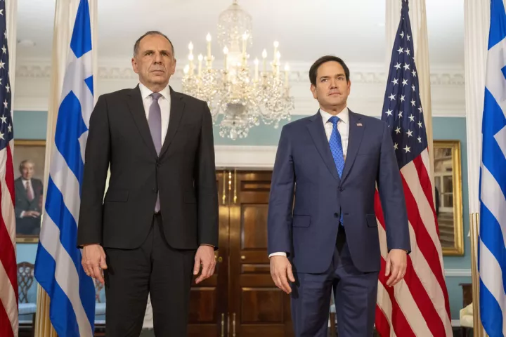 Σήμερα το βράδυ η συνάντηση του Γ. Γεραπετρίτη με τον Ρούμπιο στην Ουάσινγκτον