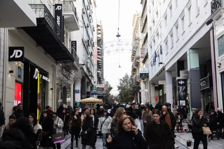 Λιανεμπόριο: Αυξημένος 6,9% ο κύκλος εργασιών στην Ελλάδα τον Δεκέμβριο