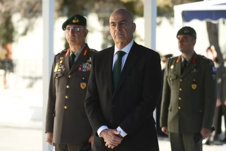 Ν. Δένδιας από τη Λευκωσία: Η Ελλάδα θα συμβάλει με κάθε δυνατό τρόπο στην άμυνα της Κυπριακής Δημοκρατίας