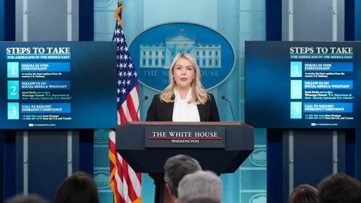 Λέβιτ: Ο πρόεδρος Τραμπ και οι σύμβουλοί του συζητούν τον ρόλο των ΗΠΑ στο μεταπολεμικό Ιράν