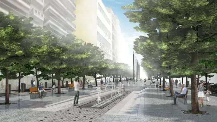 Αγίας Σοφίας: Έτσι θα μεταμορφωθεί ο άξονας μετά την ανάπλαση - Προχωρούν οι εργασίες στο τμήμα Τσιμισκή-Μητροπόλεως (ΦΩΤΟ)