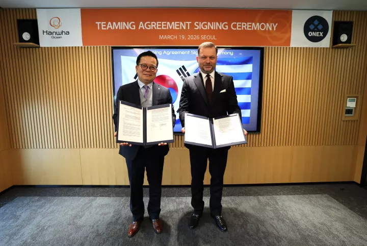 Ιστορική συμφωνία ONEX και Hanwha Ocean