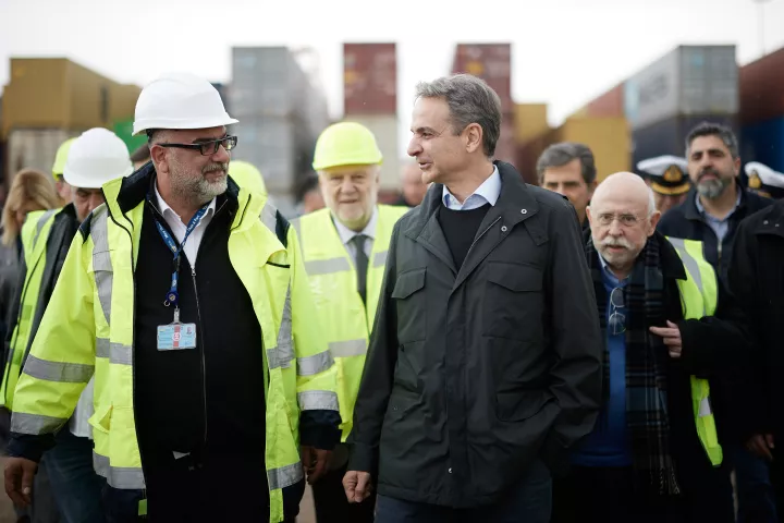 Κυρ. Μητσοτάκης: Η κατασκευή του 6ου προβλήτα θα αναβαθμίσει το λιμάνι της Θεσσαλονίκης