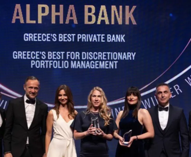 Alpha Bank: Διατηρεί την κορυφή στο Private Banking με νέες διεθνείς διακρίσεις