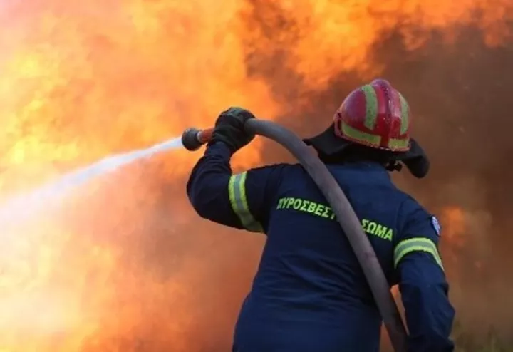 Φωτιά στον Άμπελο Αχαΐας - Μεγάλη κινητοποίηση της Πυροσβεστικής