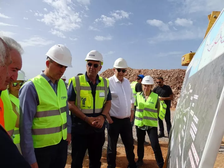 Ηράκλειο: Αυτοψία του Χρ. Δήμα σε εργοτάξια του ΒΟΑΚ