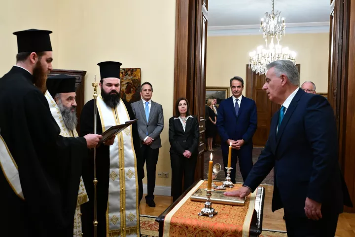 Ορκίστηκε ο νέος υφυπουργός Αγροτικής Ανάπτυξης και Τροφίμων, Αθ. Καββαδάς