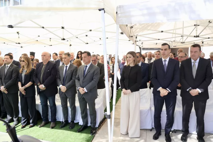 Αγιασμός θεμελίων νέου συγκροτήματος στο «Αττικόν» με δωρεά ΙΣΝ