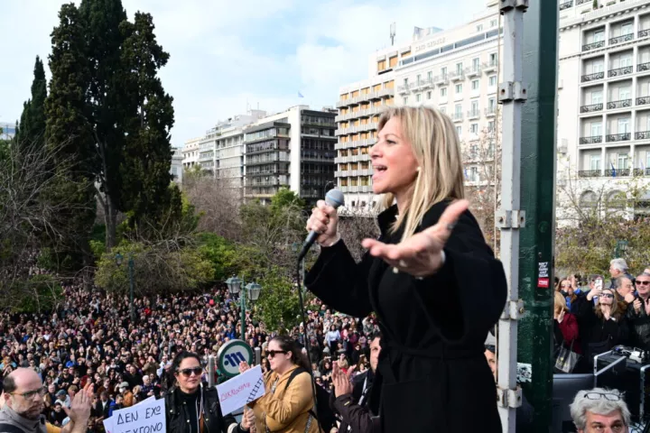 Η Μαρία Καρυστιανού και η αποσύνθεση των Αγανακτισμένων