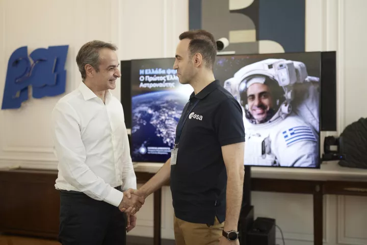 Η Ελλάδα στέλνει αστροναύτη στον Διεθνή Διαστημικό Σταθμό - Η συνάντηση με τον Κυρ. Μητσοτάκη