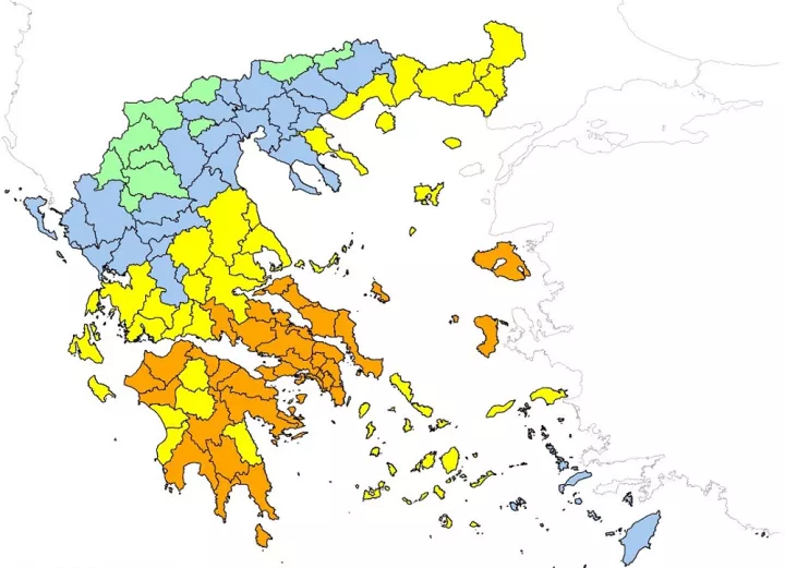 Πολύ υψηλός κίνδυνος πυρκαγιάς αύριο σε Αττική, Πελοπόννησο, Β. Αιγαίο, Στερεά και δυτική Ελλάδα