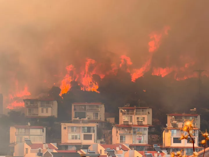 Τουρκία: Μεγάλη φωτιά στη Σμύρνη (vid)