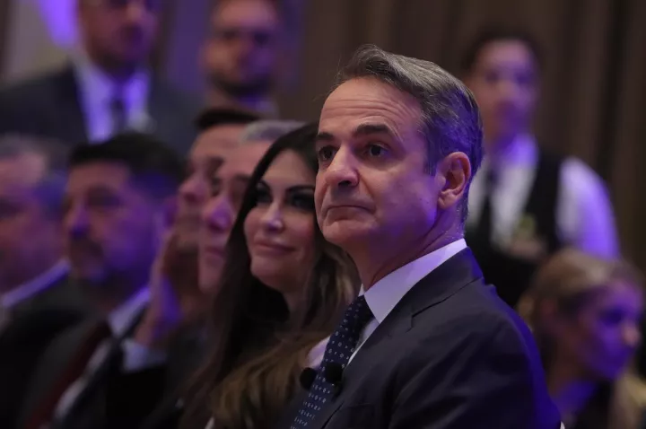 Δείπνο του Κυρ. Μητσοτάκη προς τιμήν της Κίμπερλι Γκίλφοϊλ στο Μέγαρο Μαξίμου