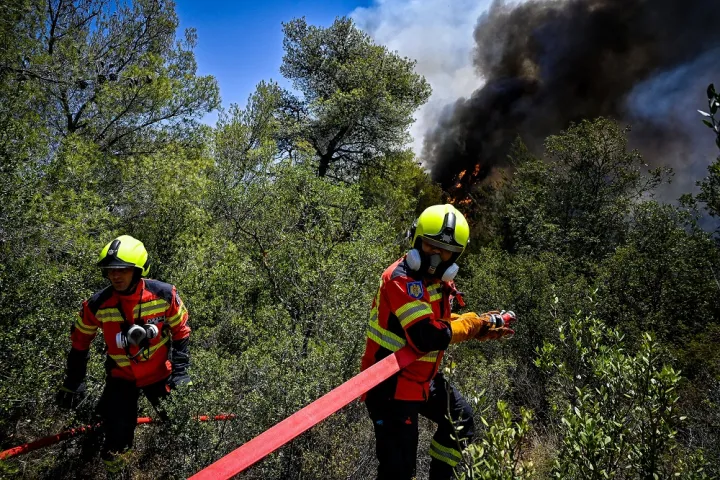 Φωτιά στον Βαθύλακκο Λαγκαδά - Σηκώθηκαν τρία εναέρια μέσα