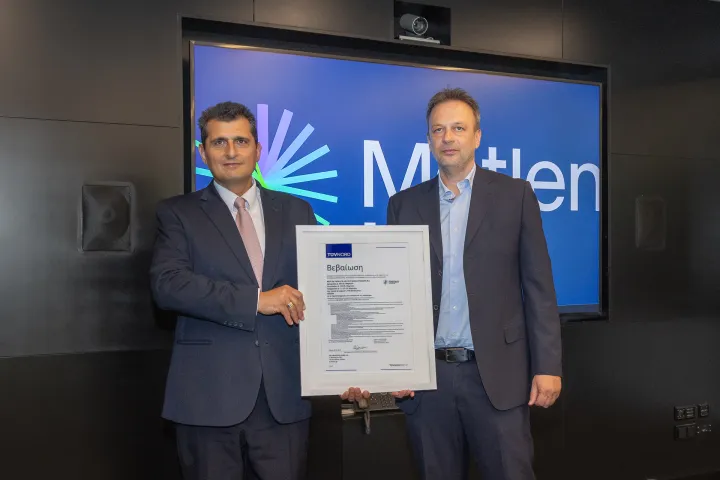 METLEN: Πρώτη ελληνική εταιρεία με βεβαίωση συμμόρφωσης στο νέο διεθνές πρότυπο ISO 37009 για τη διαχείριση συγκρούσεων συμφερόντων