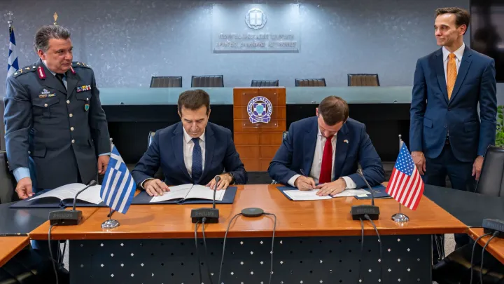Υπογραφή Μνημονίου Συνεργασίας και Επιστολής Προθέσεων για την ενίσχυση του αγώνα κατά του οργανωμένου εγκλήματος