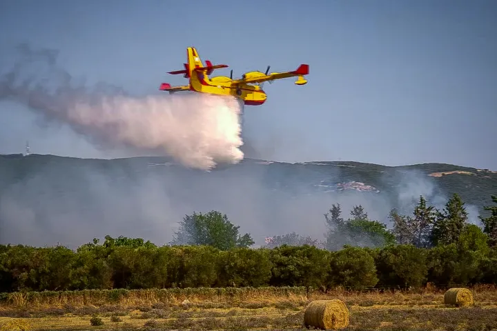 Υπό έλεγχο η πυρκαγιά στον Σταυρό στην Εύβοια