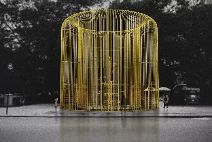 Ο Ai Weiwei λυγίζει φράχτες στη Νέα Υόρκη Ο Ai Weiwei λυγίζει φράχτες στη Νέα Υόρκη