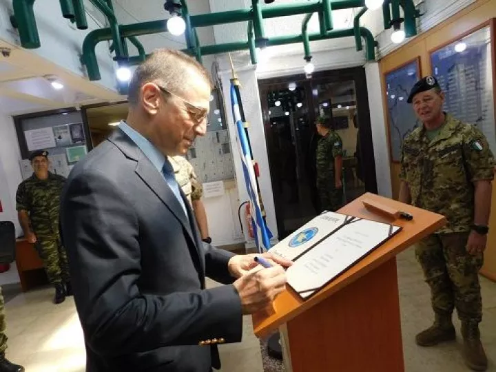 Τη Σχολή Ευελπίδων επισκέφτηκε ο υφυπ. Εθνικής Άμυνας