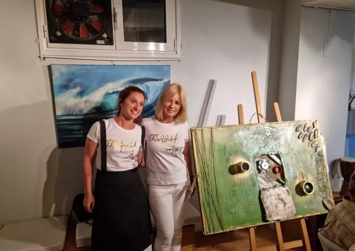 Πανεπιστήμιο Δυτικής Αττικής - «Trash Art»: Συνεργασία δυο δημιουργών έργων τέχνης
