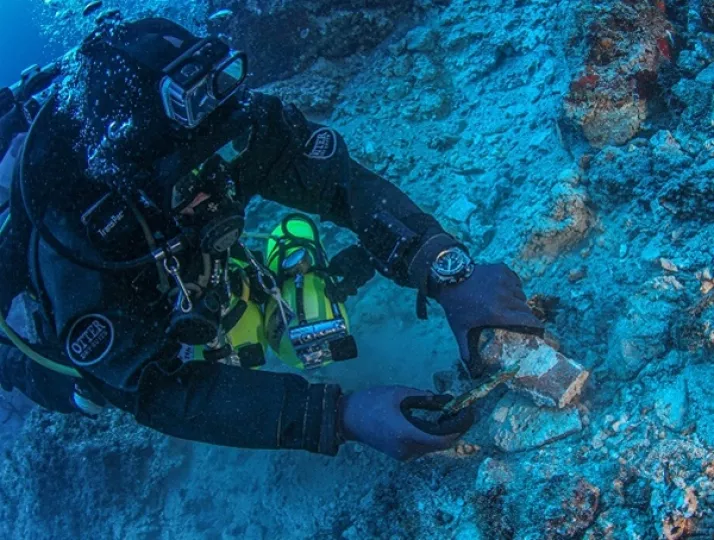 Άγνωστο ναυάγιο εντοπίστηκε στον βυθό του Αιγαίου